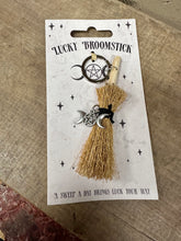 Load image into Gallery viewer, Lucky Broomstick Keychain
