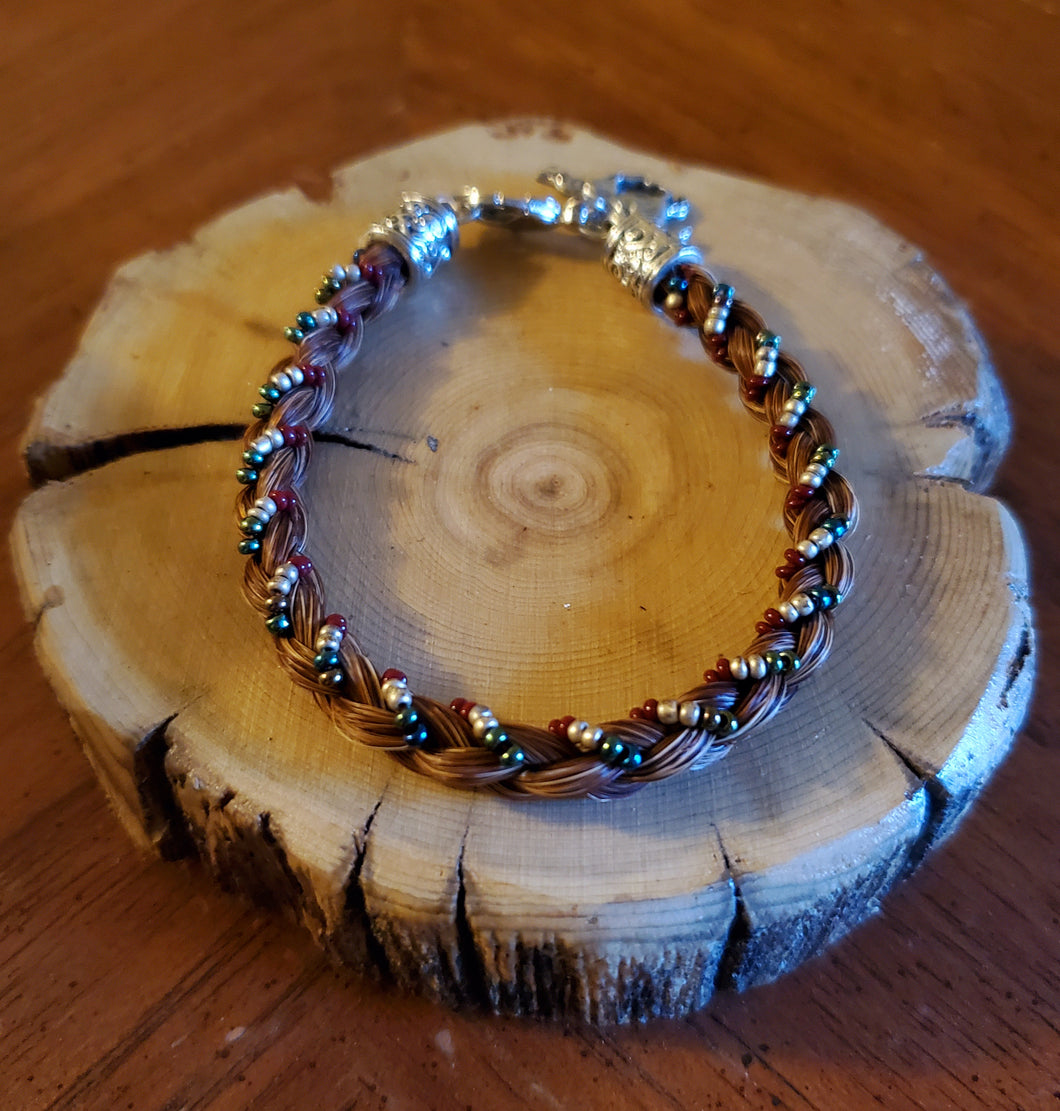 Horsehair & Beads Bracelet