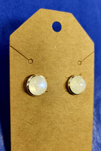Load image into Gallery viewer, Moonstone Stud Earrings
