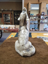 Load image into Gallery viewer, Horse Hair Pottery Large Wolf
