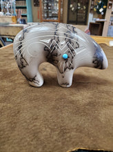 Load image into Gallery viewer, Horse Hair Pottery Sm Bear

