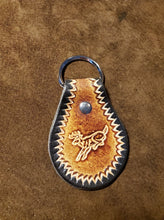 Load image into Gallery viewer, Leather Keyfob Deer

