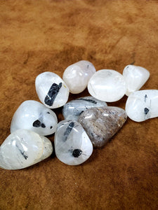 Tourmaline in Quartz Pocket Stone