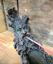 Load image into Gallery viewer, Greenman Incense Burner
